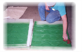 Kynar coated rubber injection molds