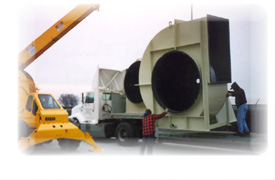 Industrial blowers with corrosion control coatings